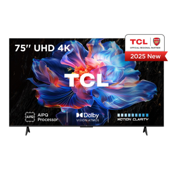 Telewizor TCL 75V6C DLED 75'' 4K Ultra HD Google TV Dolby Atmos DVB-T2 Metaliczny