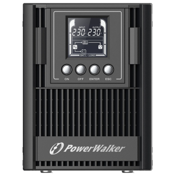 POWER WALKER UPS ON-LINE VFI 1000 AT FR 3X FR OUT, USB/RS-232, LCD, EPO