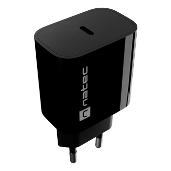 NATEC ŁADOWARKA SIECIOWA RIBERA 1X USB-C 20W CZARN