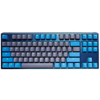 Ducky One 3 TKL DayBreak klawiatura Gaming USB QWERTY Niebieski, Szary, Żółty