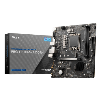 MSI PRO H610M-G DDR4 płyta główna Intel H610 LGA 1700 micro ATX