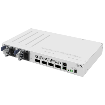 Mikrotik CRS504-4XQ-IN łącza sieciowe Zarządzany Fast Ethernet (10/100) Obsługa PoE Biały