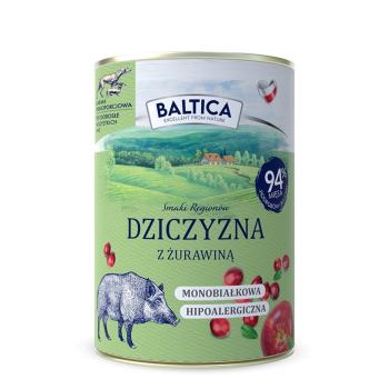 BALTICA SMAKI REGIONÓW Dziczyzna z żurawiną 400g