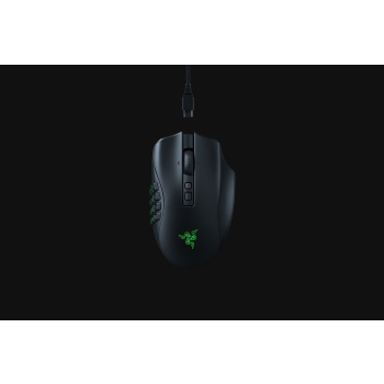 Razer Naga V2 Pro myszka Gaming Po prawej stronie RF Wireless + Bluetooth + USB Type-C Optyczny 30000 DPI