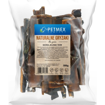PETMEX Gryzak naturalny skóra z jelenia 500g