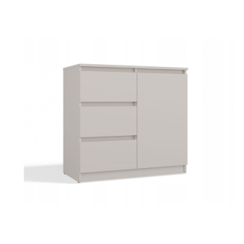 KOMODA 1 DRZWI 3 SZUFLADY KASZMIR KOMPLET