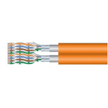 Wyposażenie Instal.Kab Cat7 Duplex S/FTP ECA 1000.00m pomarańczowy LSZH