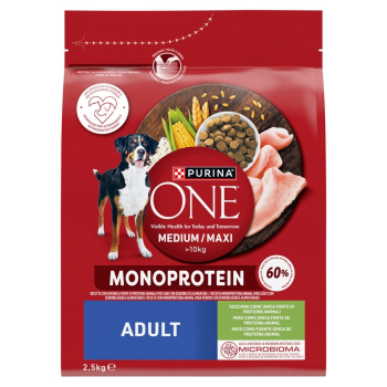 PURINA ONE MED/MAX Adult Monoprotein Turkey 2,5kg