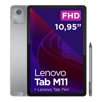 Lenovo Tab M11 MediaTek Helio G88 11" WUXGA IPS 400nits 90Hz 8/128GB ARM Mali-G52 MC2 Android Luna Grey