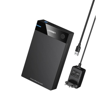 Ugreen Obudowa na dysk SATA 3,5'' HDD; USB 3.0 (czarny)