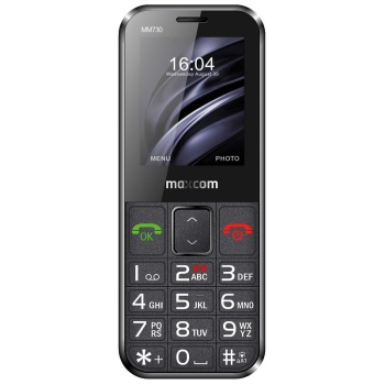 MaxCom MM730 telefon komórkowy 5,59 cm (2.2") Czarny Telefon dla seniora
