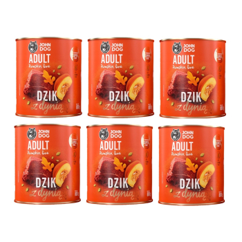John Dog PUMPKIN Adult dzik z dynią 800g