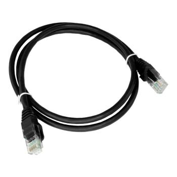 Alantec-Patch-cord U/UTP kat.5e PVC 0.25m czarny