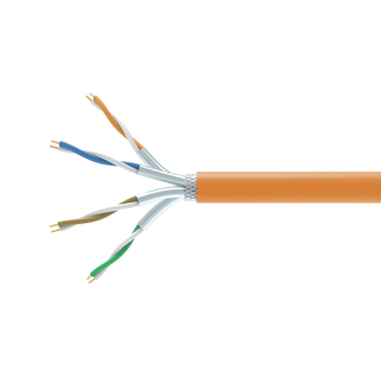 Wyposażenie Instal.Kab Cat7 Simplx S/FTP DCA 305.00m pomarańczowy LSZH