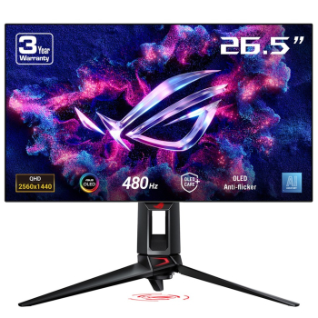 ASUS ROG Swift OLED PG27AQDP monitor komputerowy 67,3 cm (26.5") 2560 x 1440 px Quad HD Czarny