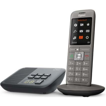 Gigaset CL660A Telefon w systemie DECT Antracyt, Czarny