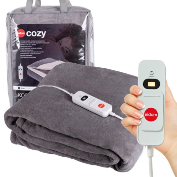 ELDOM KOC ELEKTRYCZNY KT200 KOZY 120W, PILOT PRZEWODOWY, TRZY POZIOMY PRACY, REGULACJA TEMP. SZYBKIE NAGRZEWANIE