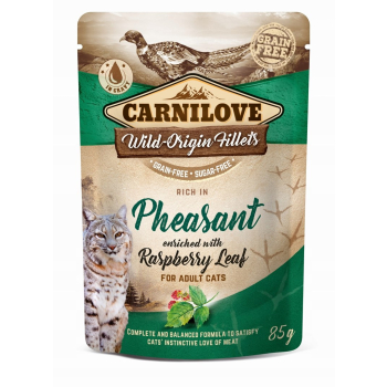 Carnilove Cat Pouch Pheasant&Raspberry Leaves 85g