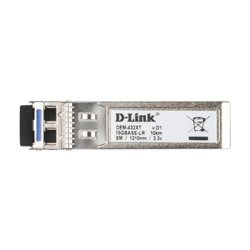 D-Link DEM-432XT - Światłowód - 10000 Mbit/s - SFP+ - LC - 9/125 µm - LR