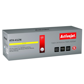 Activejet ATH-412N Toner (zamiennik HP 305A CE412A; Supreme; 2600 stron; żółty)