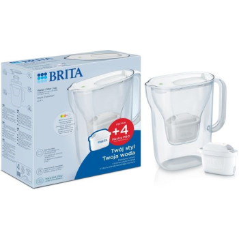 Dzbanek filtrujący Brita Style Essential biały + 4 MAXTRA PRO Pure Performance