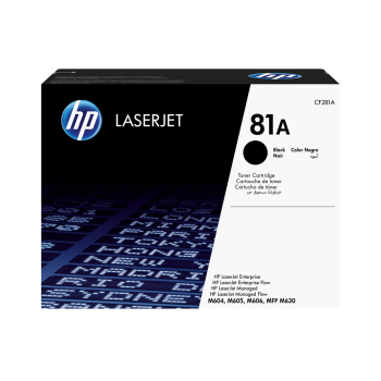 HP Oryginalny wkład laserowy 81A LaserJet, czarny