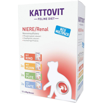 KATTOVIT FELINE Zestaw na nerki 12x 85g dla kota