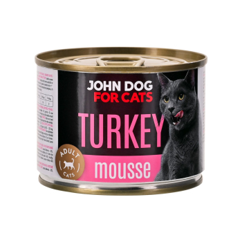 JD for CATS DOROSŁY INDYK MUS puszka KARMA MOKRA 200g