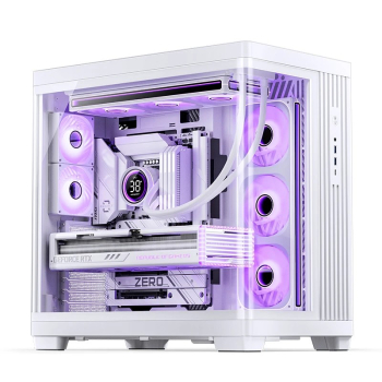 Jonsbo TK-4 Gehäuse, Midi-Tower, ATX, Tempered Glass - weiß