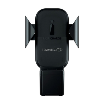 Terratec ChargeAir All Car Uchwyt aktywny Telefon komórkowy/Smartfon, Smartwatch Czarny