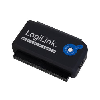 Adapter Logilink USB 2.0 na IDE i SATA 2.5" / 3.5" Czarny (AU0006C)