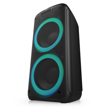 Niceboy PARTY Boss 2 czarny / Głośnik imprezowy / 200 W / gniazdo 3,5 mm / USB / microSD / BT 5.0