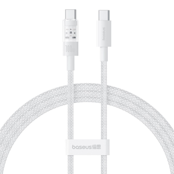 Kabel Baseus Gem Typ C-Typ C 100W 1m (biały)