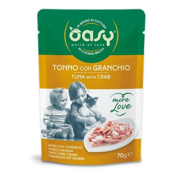 Oasy More Love Tuna with Crab pouch 70gr
