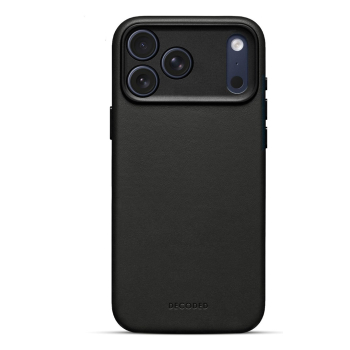 Decoded Leather Backcover - skórzana obudowa ochronna do iPhone 17 Pro Max kompatybilna z MagSafe (black)
