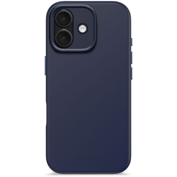 Decoded AntiMicrobial Silicone Backcover - silikonowa obudowa ochronna do iPhone 17 kompatybilna z MagSafe (true navy)