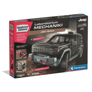 Clementoni Naukowa Zabawa - Laboratorium mechaniki: Jeep Recon