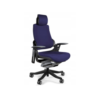Fotel biurowy Wau BL412 tkanina navyblue/czarny