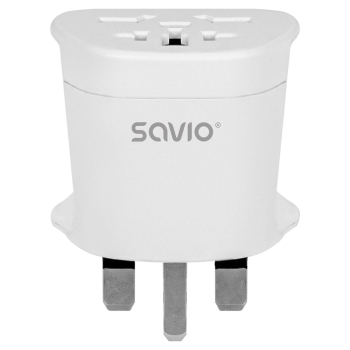SAVIO ADAPTER PODRÓŻNY GNIAZDO GLOBALNE - WTYK UK AP-05