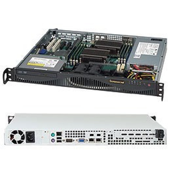 Obudowa serwerowa Supermicro CSE-512F-350B1 (Black 1U 512 Chassis W/ 350W PWS,HF,RoHS/REACH)