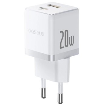Ładowarka sieciowa Baseus Palm 20W USB-C USB-A - biała