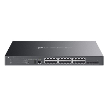 TP-Link SG5428XMPP przełącznik sieciowy Zarządzany L3 Gigabit Ethernet (10/100/1000) Obsługa PoE Czarny