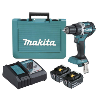 Makita DDF484RTE wiertło 2000 RPM 1,2 kg Czarny, Niebieski