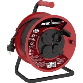 Przedłużacz zwijany Acar PZ-4Z/STM H05RR-F 3G2.5 20M