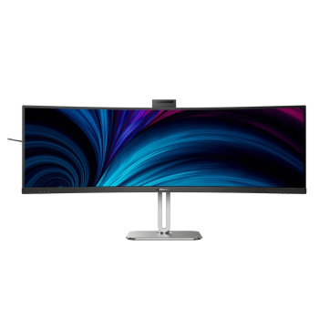 Philips 49B2U6900CH/00 monitor komputerowy 124 cm (48.8") 5120 x 1440 px Dual QHD LCD Czarny