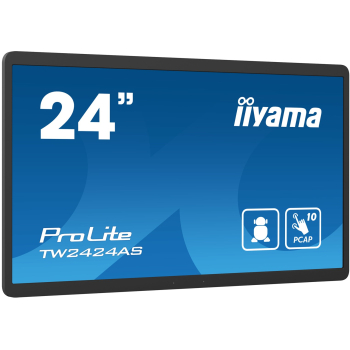 IIYAMA TW2424AS-B1 24inch Panel-PC with Android 12 CPU RK3399 4GB Storage 32GB In-Cell PCAP