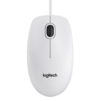 Mysz Logitech B100 910-003360 (optyczna; 800 DPI; kolor biały)