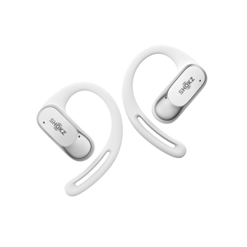 SHOKZ OpenFit Air, weiss Zestaw słuchawkowy Bezprzewodowy Nauszny Połączenia/Muzyka/Sport/Codzienność Bluetooth Biały