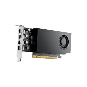 PNY NVIDIA A1000 8GB GDDR6 128-bit, Low Profile, PCIe 4.0 x8, Single slot, 4 x Mini DisplayPort 1.4a, 50W, LP bracket, 4 x mDP to DP adapter, retial