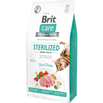 BRIT CARE Cat Grain-Free Sterilised Urinary Health - karma dla kotów wysterylizowanych - 7 kg